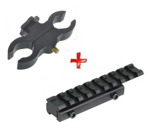 Pack Adaptador De Riel 11 A 20mm Y Montura Multi Propósito 