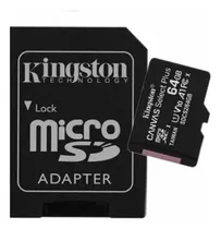 Comprar Memoria Micro Sd 64 Gb Kingston Canvas Clase 10 Original