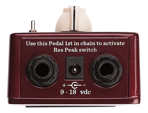 Pedal Seymour Duncan Pickup Booster, control de ganancia, color vino