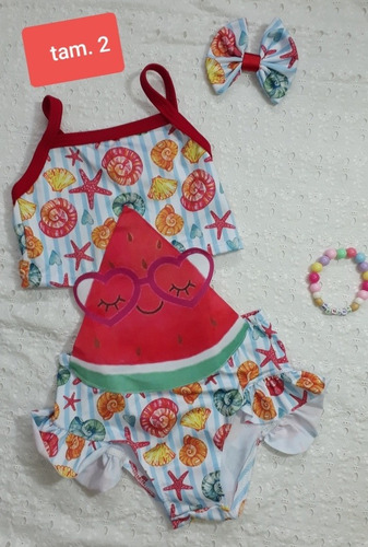 Imagem 1 de 1 de Biquini Infantil Menina