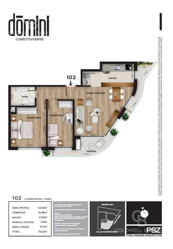 Imagen 10 de 15 de Apartamento 2 Dormitorios En Venta En Cordón