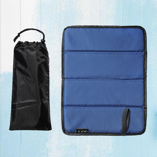 Plegable Al Aire Libre Senderismo Camping Cojín Azul Oscuro