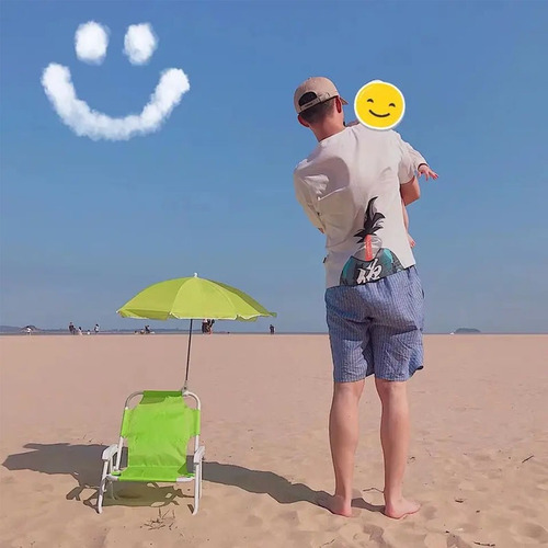 . Silla Plegable Infantil C/paragua Bebes Sol Playa