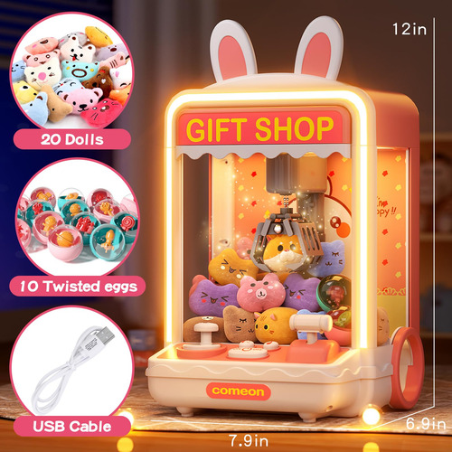 Mini Máquina Expendedora De Garras Para Niños 30 Piezas Color
