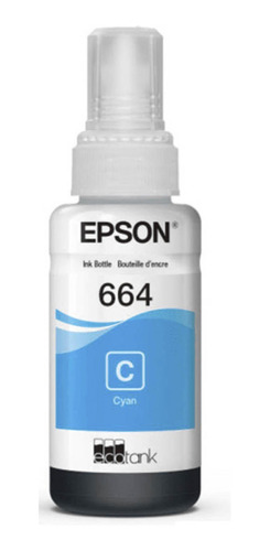 Tinta Epson 664 Original Cyan 70ml Premium Edition