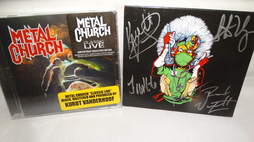 Metal Church - Classic Live (slipcase Autografiado Mike Howe