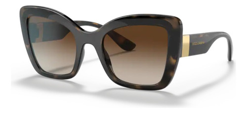 Óculos De Sol - Dolce & Gabbana - Dg6170 330613 53 Cor da armação Havana/Preto Cor da haste Havana/Preto Cor da lente Marrom degradê Desenho Borboleta