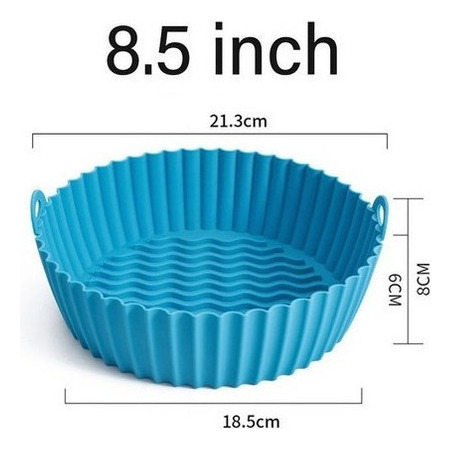 Molde De Silicona Para Hornear Air Fryer 8.5 2 P