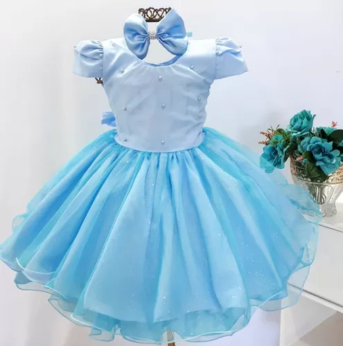 Vestido para Festa Infantil da Cinderela