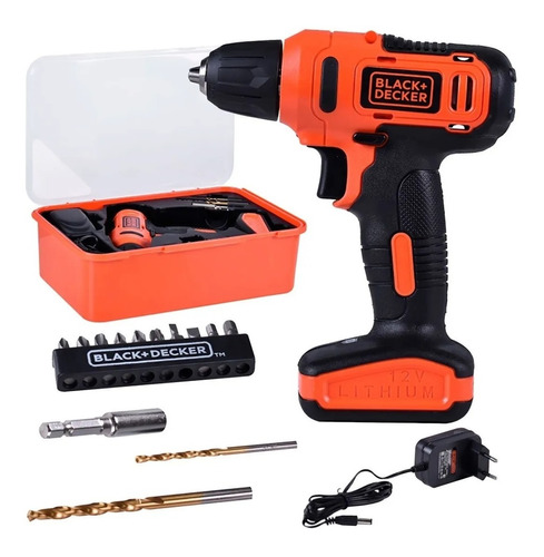 Parafusadeira Furadeira A Bateria 12v Ld12sp-br Black&decker