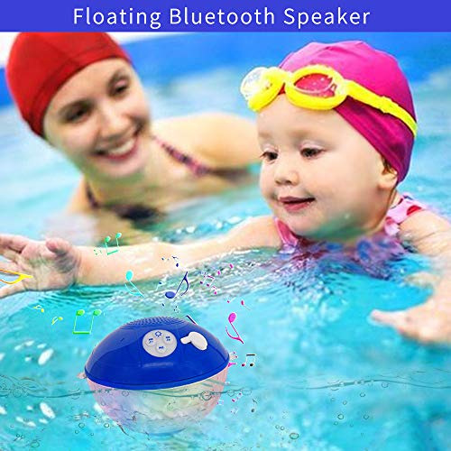 Bocina Bluetooth Flotante Con Luces Colores Rgb Para Alberca