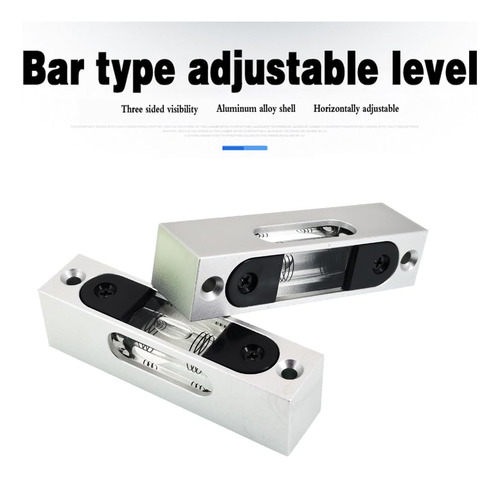 Nivel Ajustable De Alta Precisión De Metal, Nivel De Barra D