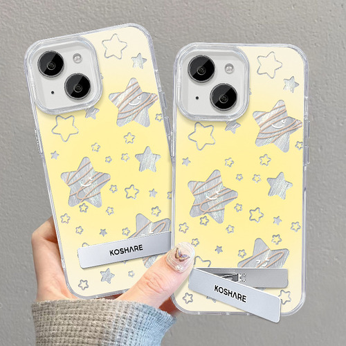 Funda Para iPhone 15 Summer 14 Pro Gradient Stars Invisible St