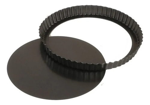 Molde Torta Tartera Aluminio Desmontable 20cm Negro