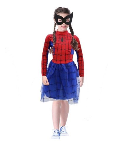 Imagen 1 de 1 de Disfraz De Spider Girl De Marvel Niña