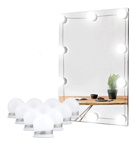Redlemon Luces Led Espejo Tocador Vanidad Hollywood 3 Tonos