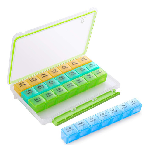 Organizador De Pastillas Bug Hull Mensual, A Prueba De Humed