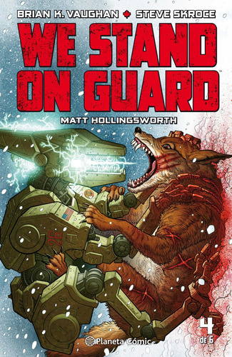 We Stand On Guard Nº 04/06 De Brian K.vaughan  Comics