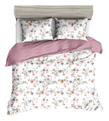 Colcha King Size Ligera Doble Vista + 2 Fundas De Almohada