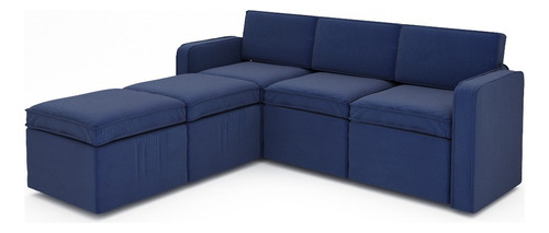 Sofá Esquinero Sala Moderna Minimalista Sillón Coigurable Color Color