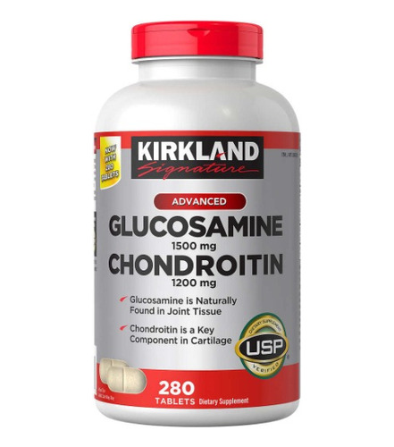 Glucosamina 1500 Mg & Condroitina 1200 Mg -280 Tab, Kirkland