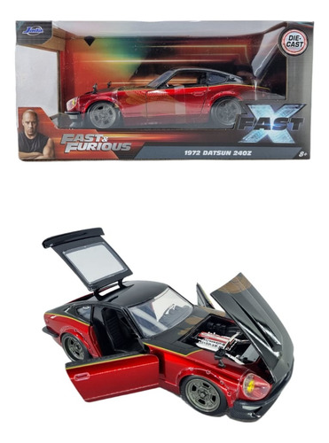 1972 Datsun 240z Esc. 1:24 Rápidos & Furiosos X Jada