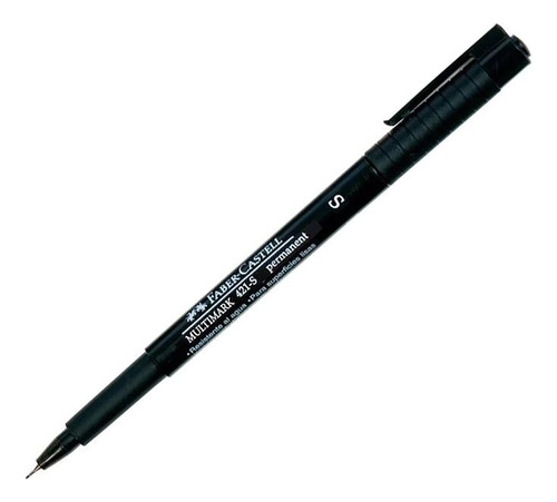 Plumón Faber-castell 421-s Negro