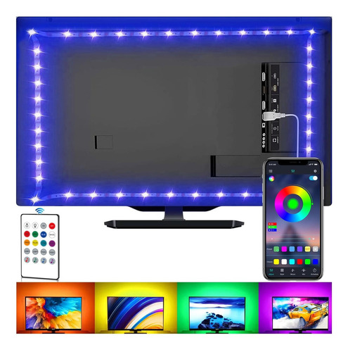 Luces De Tiras Led Snpde Para Tv, Kit De Retroiluminación De