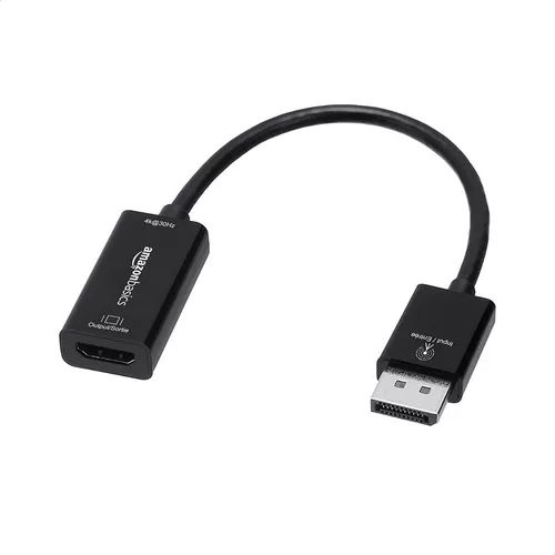 Cable Adaptador DisplayPort a HDMI 1080P Resolución 4K de 24cm de largo