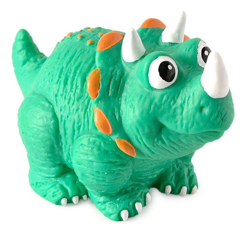 Dinosaurio Triceratops Con Chifle Chanchy Toys 9 Cm 