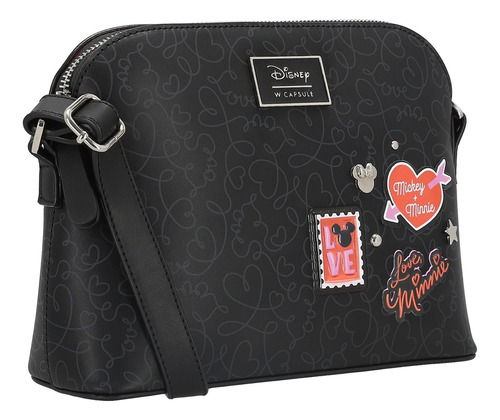 Bolsa Cross Body Mujer Disney W Capsule Negro Hbsalmina9cw
