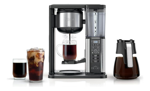 Cafetera Ninja 10 Tazas Programable, Café Frío Y Caliente