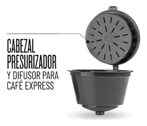 Capsulas Dolce Gusto Recargables Ecologicas X4 Caffettino