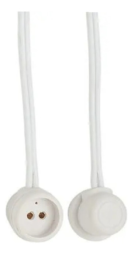 Soquete Base G5 Para Lâmpada Tubular T5 C/ Rabicho - 100 Und