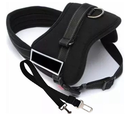 Pretal Arnes Perro Acolchado Control Collar + Cinturon/auto!