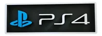 Comprar Ps4 Decoração Logo 3d Placa Playstation Geek Streamers Gamer