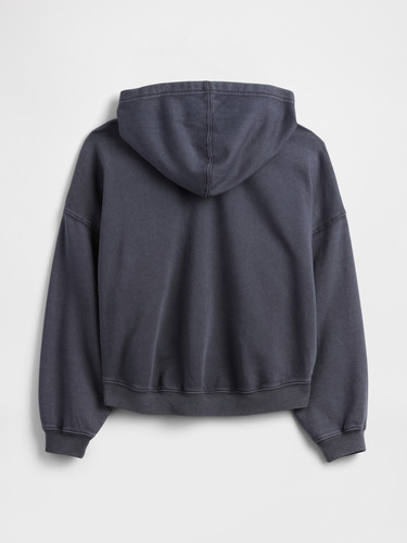 Polerón Mujer Gap Logo Mini Cropped Sin Cierre Azul
