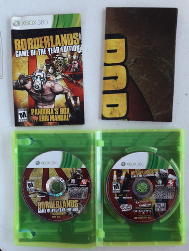 Juego De Video Borderlands Game Of The Year Edition Xbox 360 (Usado)