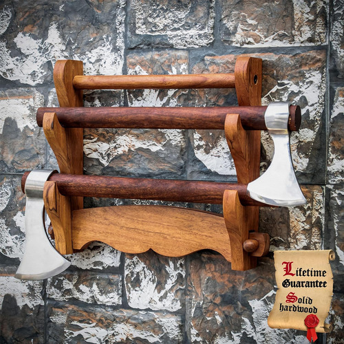 Soporte De Espada De Madera Maciza Para Espada Medieval, Sop