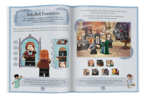 Harry Potter Magical Year At Hogwarts Libro Lego Minifiguras
