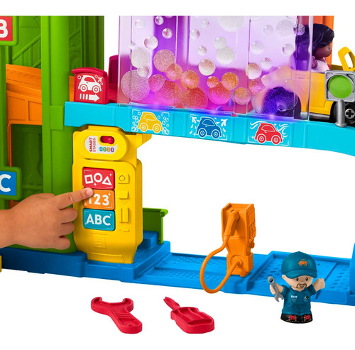 Fisher-price Little People Set De Juego Garage De Vehículos