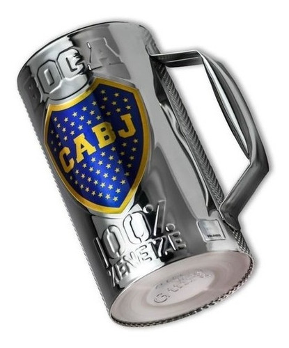 Vaso Guiro Boca Juniors Oficial Con Raspador Vg Pro - Full