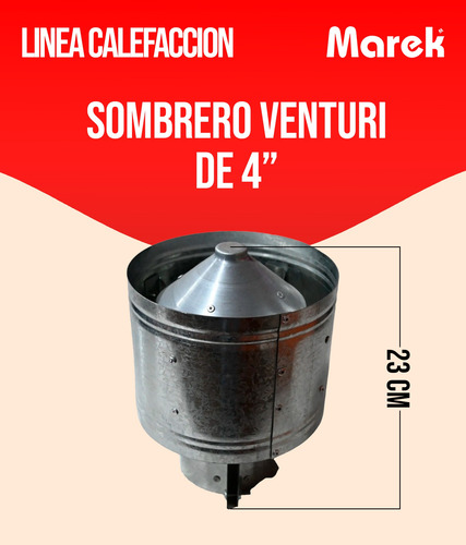 Kit Instalacion Salamandra Pared 4 Pulgadas.