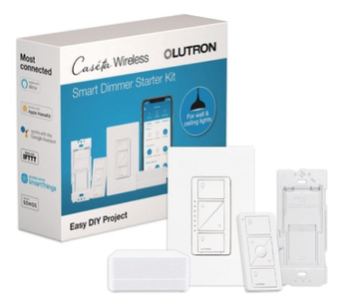 (caseta Wireless) Kit Hub Controlador, Atenuador (dimmer),