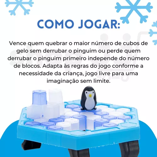 Numa Fria Jogo De Mesa Quebra Gelo Do Pinguim Interativo - R$ 38,98