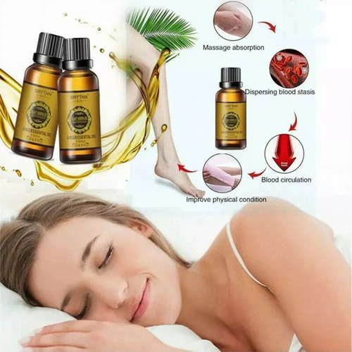Esencial Aceite De Jengibre Para Drenaje Abdominal, Aceite