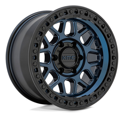 Rines Kmc Km549 Grs 17x9 6x139.7 Midnight Blue W/ Gloss Bla Color Midnight Blue W/ Gloss Black Lip