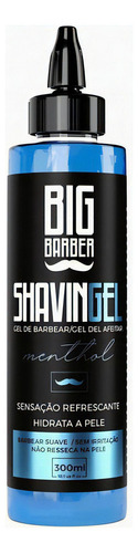 Kit Shaving Gel De Barbear 3x Lemon 3x Menthol Big Barber