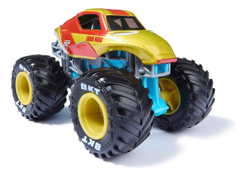 2 carros y máquinas de combate de Iron Man - Monster Jam