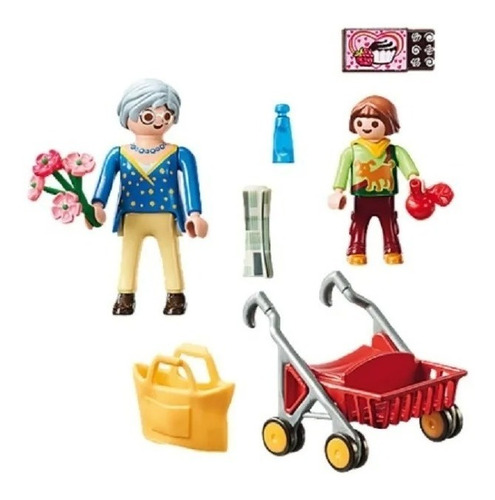 Playmobil 70194 Abuela Con Niño.